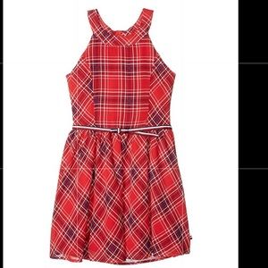 Tommy Hilfiger Kids Sleeveless Plaid Dress
